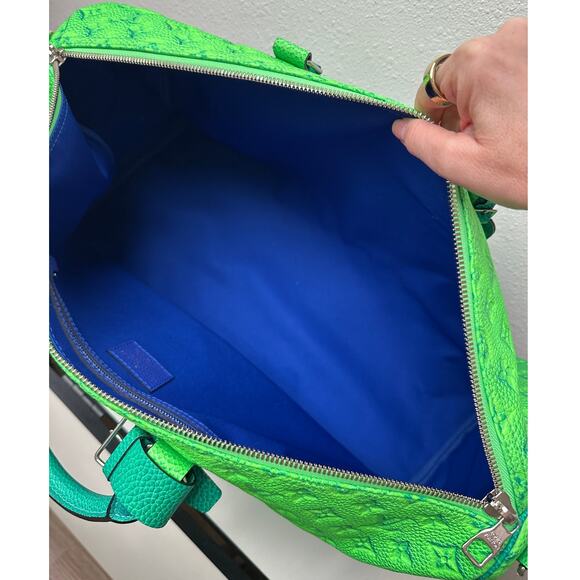 NWOT LV Keepall Bandouliere 50 Taurillon Virgil Abloh 2022 - Picture 11 of 16